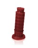 XXL Tower of Pisa Candle - Red Metallic